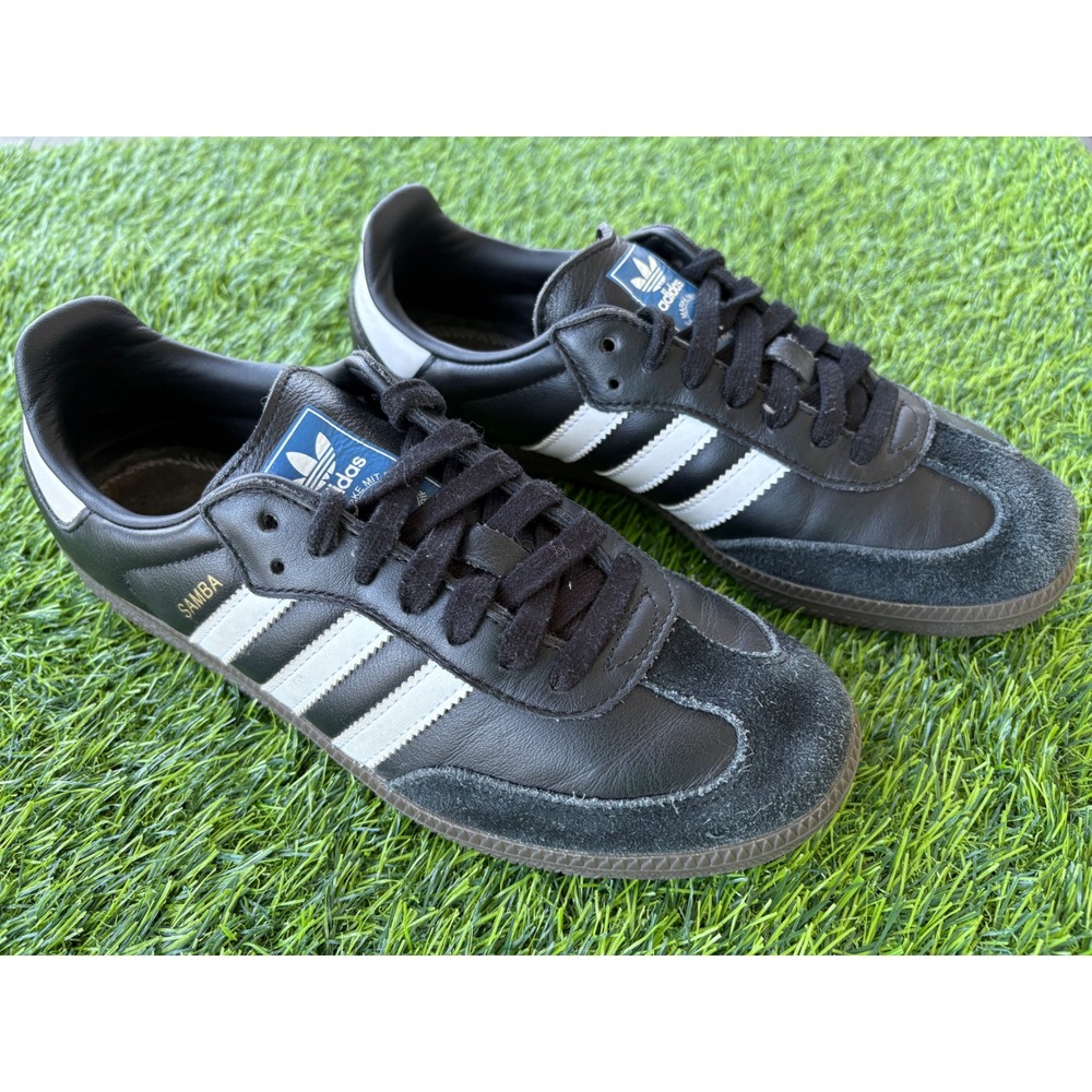 Adidas Samba OG Core Black White Gum B75807 Women 7.5 Men 6.5 Sneakers